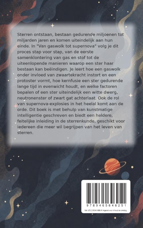Achterkant van Van gaswolk tot supernova
