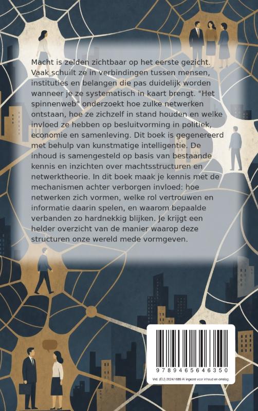Achterkant van Het spinnenweb