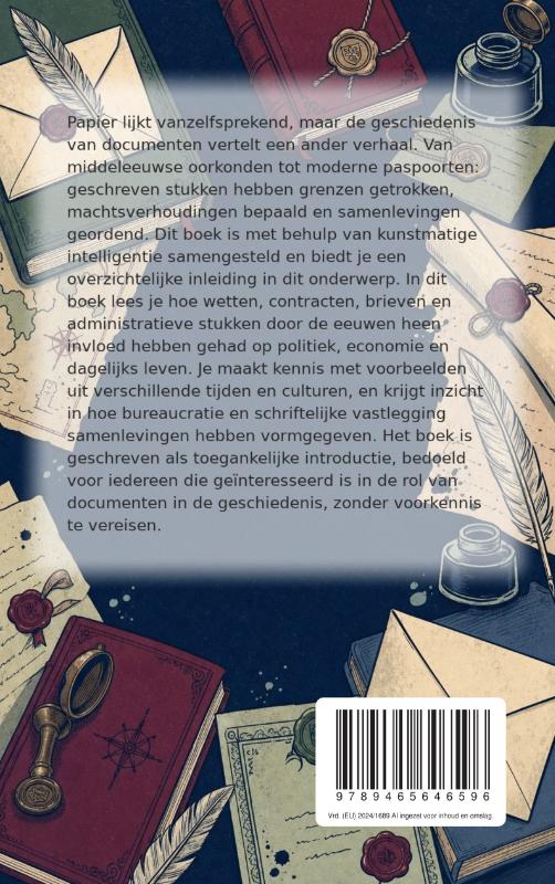 Achterkant van De macht van papier