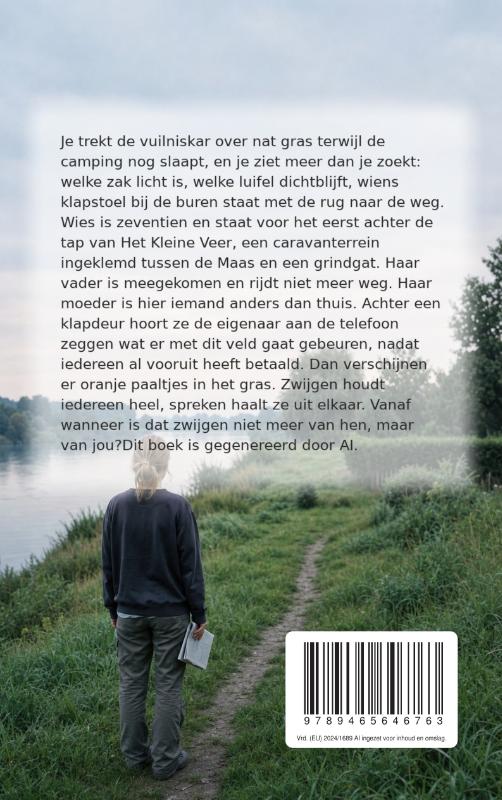 Achterkant van Zwemmen naar België