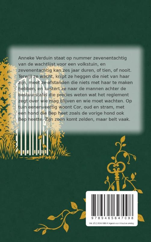 Achterkant van Ons Genoegen
