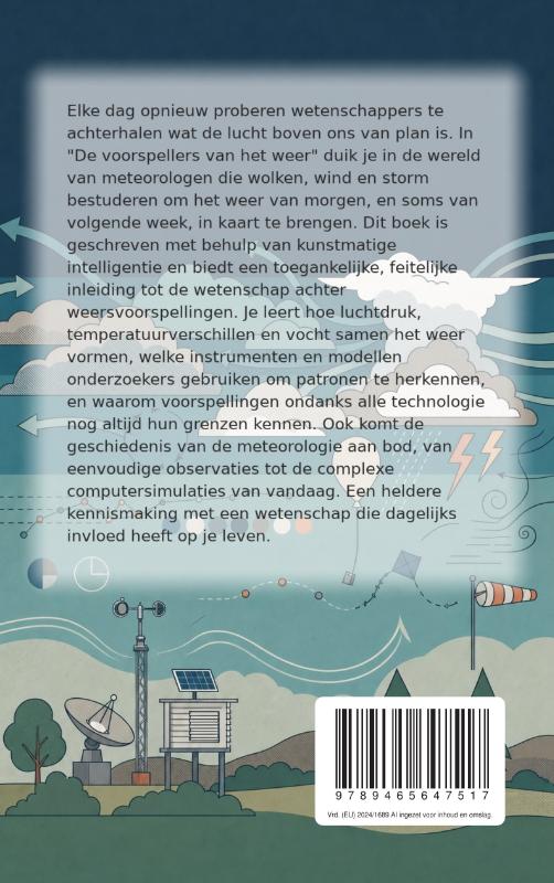 Achterkant van De voorspellers van het weer