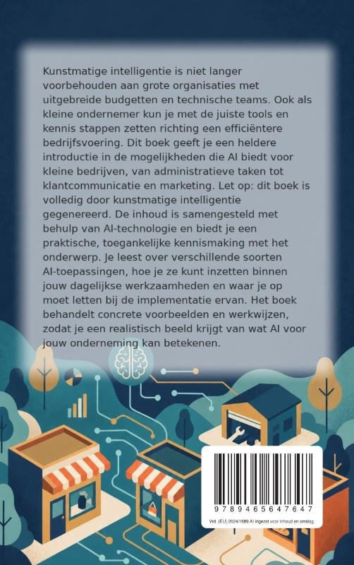 Achterkant van Kunstmatige intelligentie in je kleine bedrijf