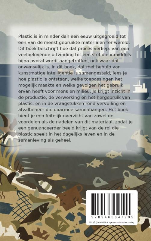 Achterkant van Het materiaal dat de wereld verandert en vervuilt