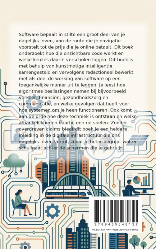 Achterkant van De code die de wereld draaiende houdt