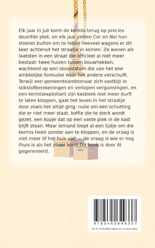 Achterkant van Streefdatum