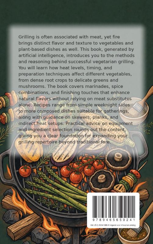 Achterkant van The Vegetarian Grill