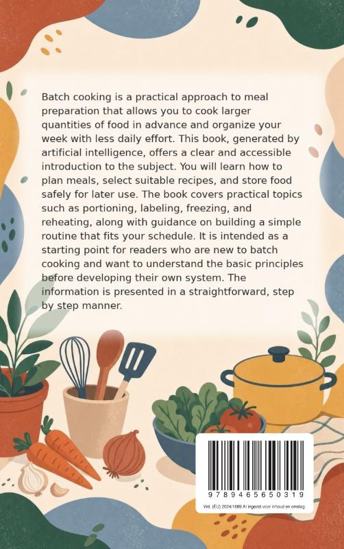 Achterkant van Batch Cooking Basics