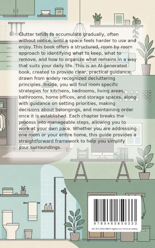 Achterkant van Decluttering Room by Room