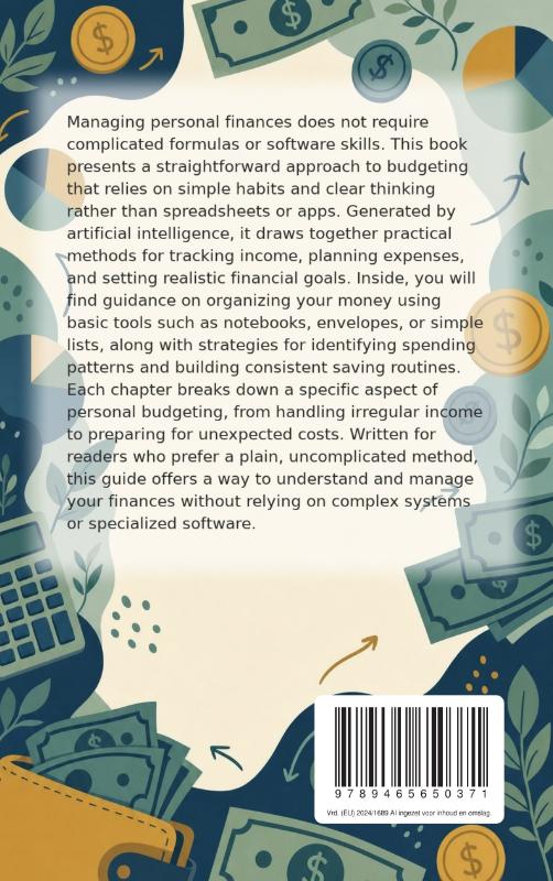 Achterkant van Budgeting Without Spreadsheets