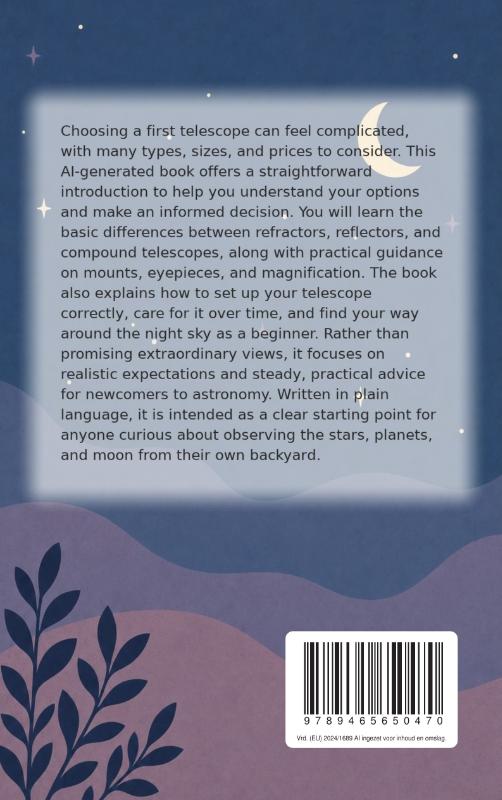 Achterkant van The Beginner's Telescope