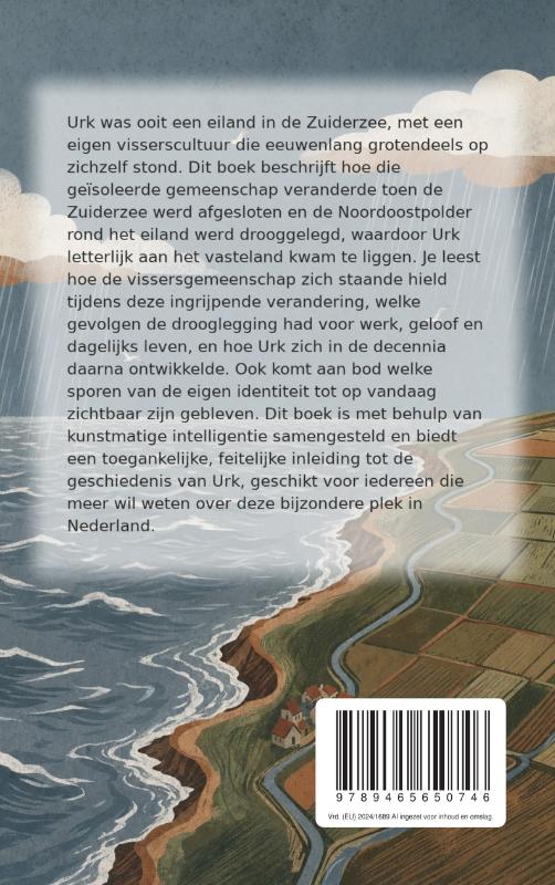 Achterkant van Urk, het eiland dat land werd