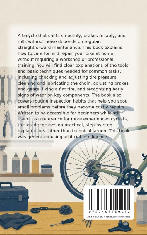 Achterkant van Fixing Your Own Bike