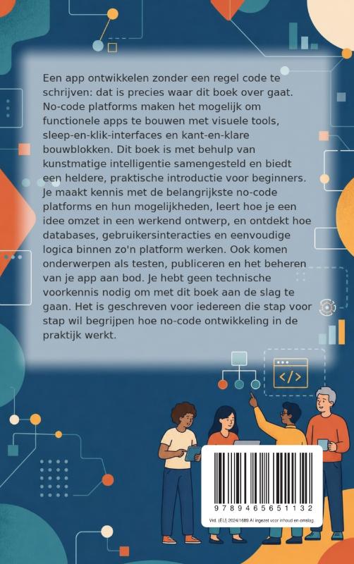 Achterkant van Een app bouwen zonder te programmeren