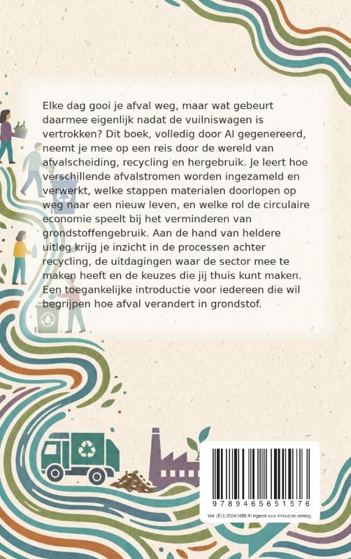 Achterkant van Afval scheiden en wat er daarna gebeurt