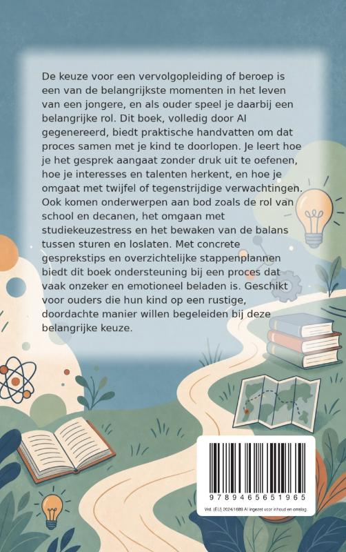 Achterkant van Beroepskeuze van je kind begeleiden