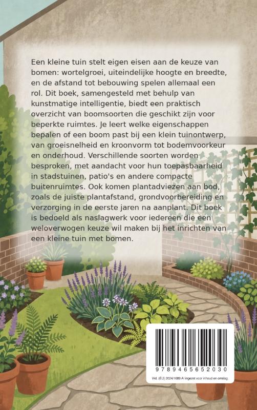 Achterkant van Boomkeuze voor een kleine tuin