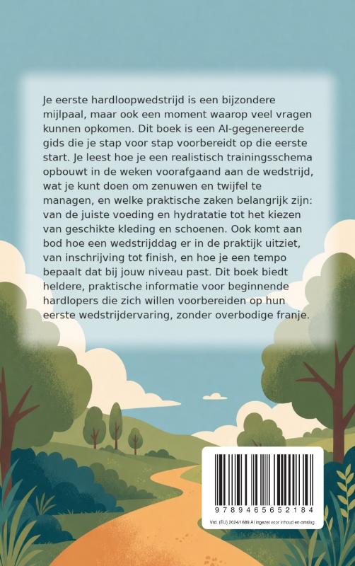 Achterkant van Startnummer: je eerste wedstrijd ooit