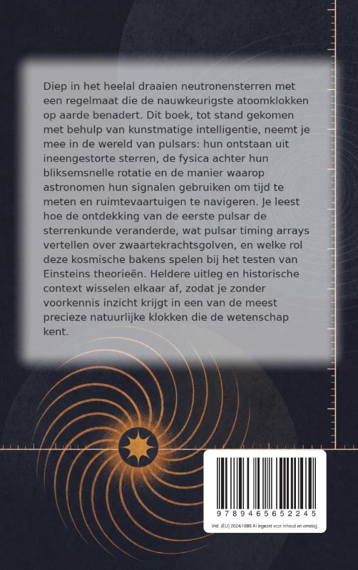 Achterkant van Pulsars als klokken in het heelal