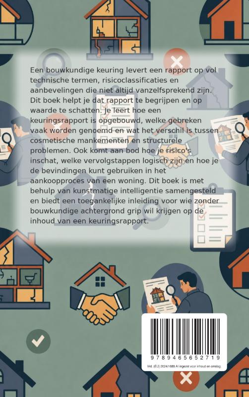 Achterkant van Bouwkundige keuring: het rapport lezen