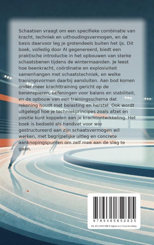 Achterkant van Schaatsbenen bouwen voor de winter