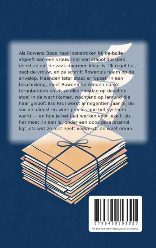 Achterkant van Ik regel het