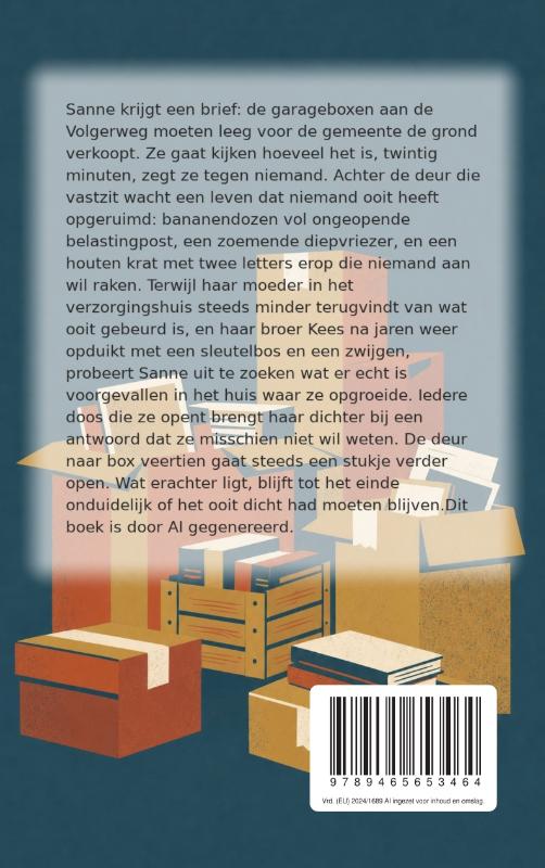 Achterkant van Box veertien