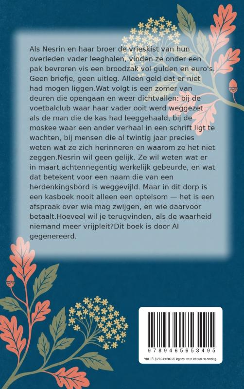 Achterkant van Het Kasboek