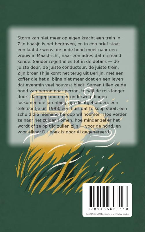 Achterkant van Storm