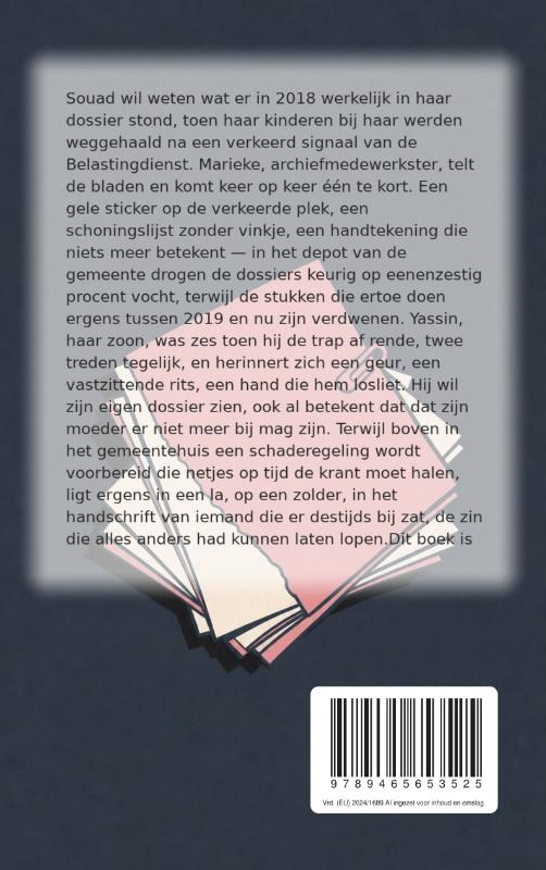 Achterkant van Blad Dertien