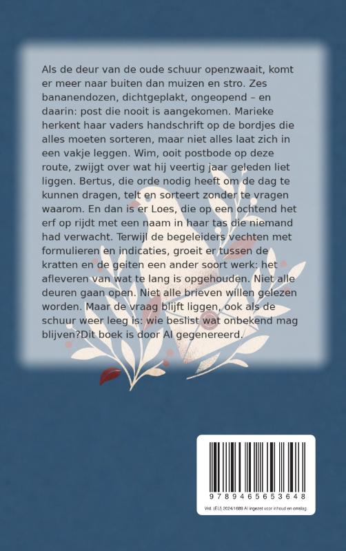 Achterkant van Onbekend