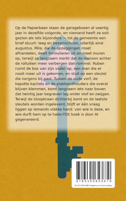 Achterkant van Sleutel