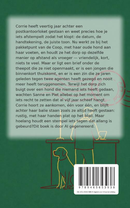 Achterkant van Datumstempel