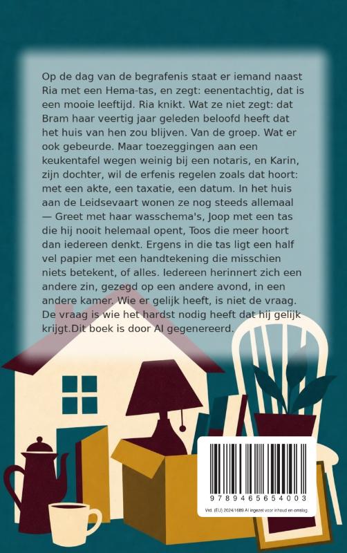 Achterkant van Brams huis