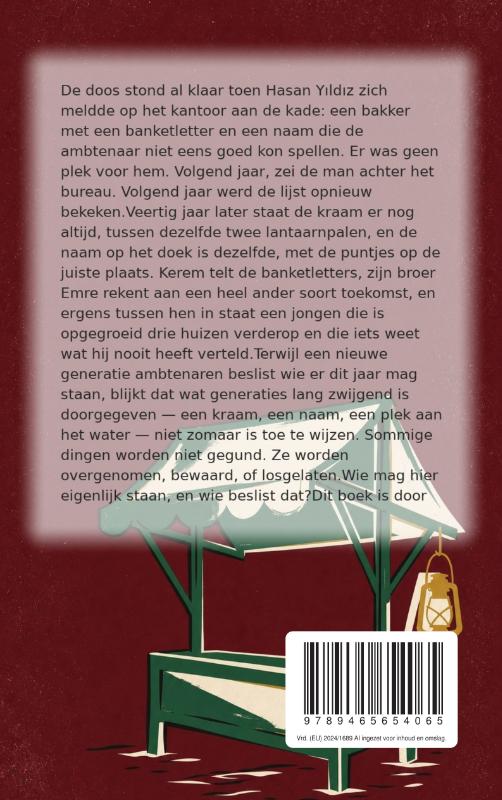 Achterkant van De kraam