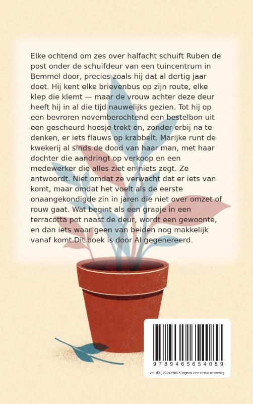 Achterkant van De bestelbon