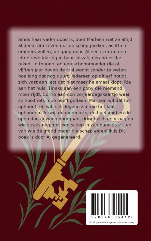 Achterkant van Pensionstal
