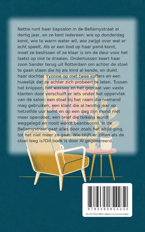 Achterkant van De stoel bij het raam
