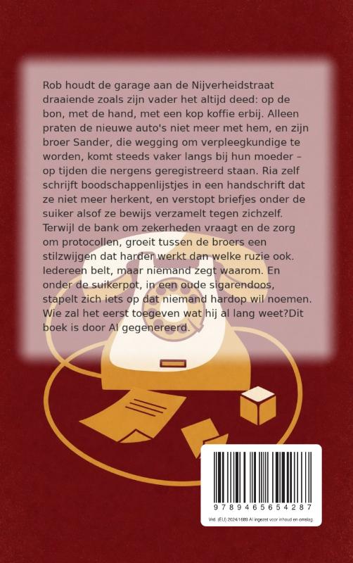 Achterkant van Twee keer bellen