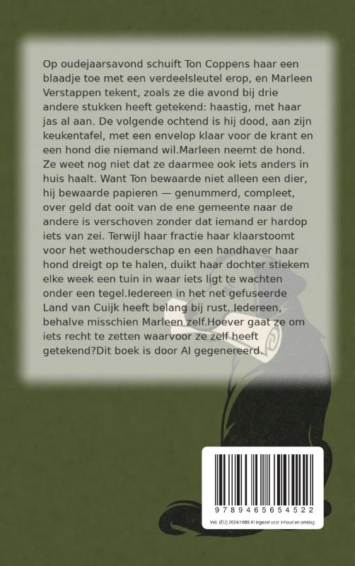 Achterkant van Verdeelsleutel