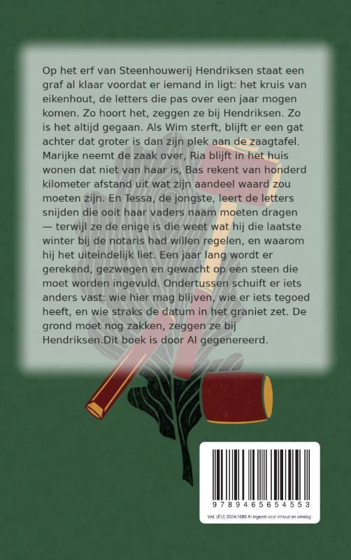 Achterkant van Letters