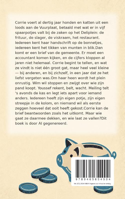 Achterkant van Spaarpotten