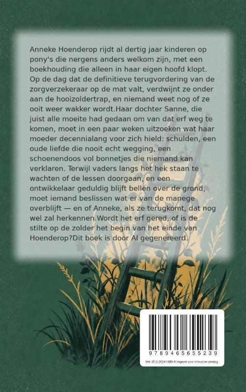 Achterkant van Hoenderop