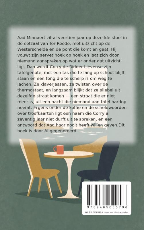 Achterkant van Tafel bij het raam