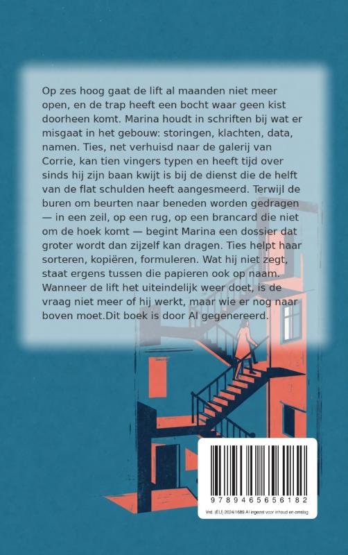 Achterkant van Zes hoog