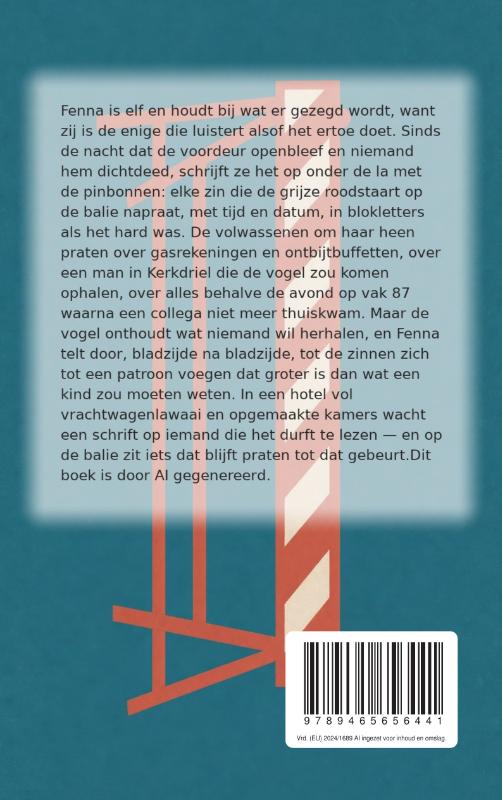 Achterkant van Het schrikhek
