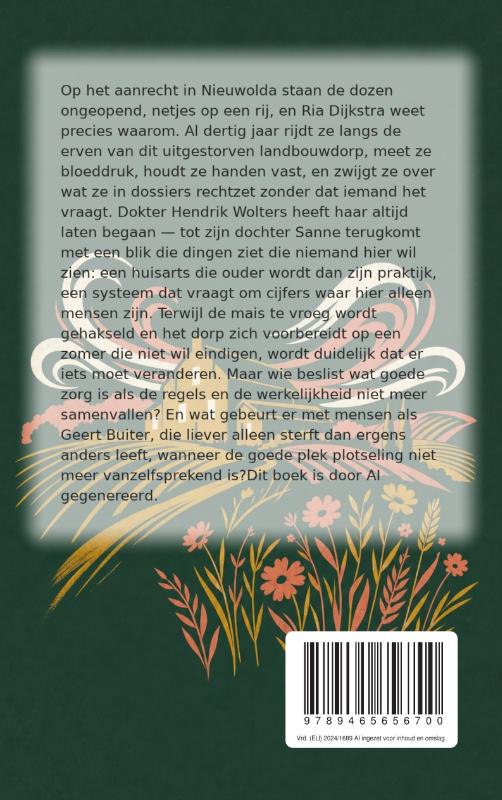 Achterkant van De goede plek