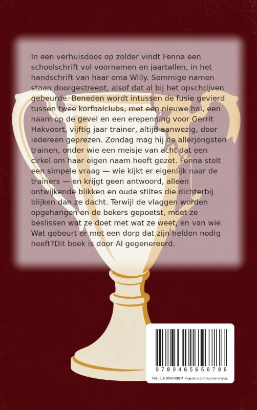 Achterkant van De ontbrekende beker