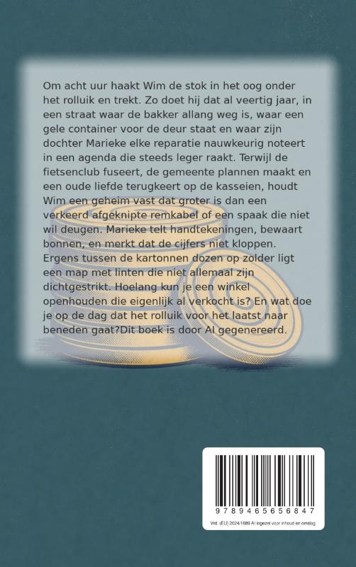 Achterkant van Rolluik