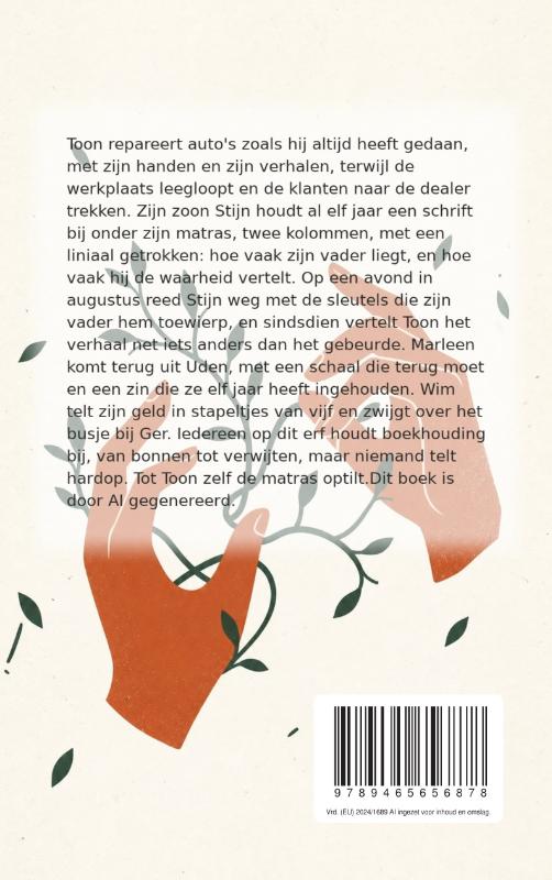 Achterkant van Vrijwaring